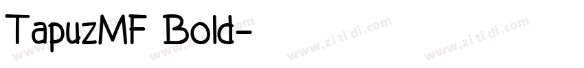 TapuzMF Bold字体转换